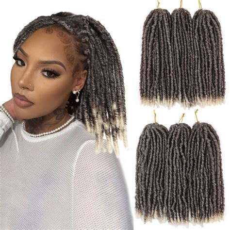 8 inches soft|WIGNEE Faux Locs Crochet Hair 8 Inches Soft Locs Pre .